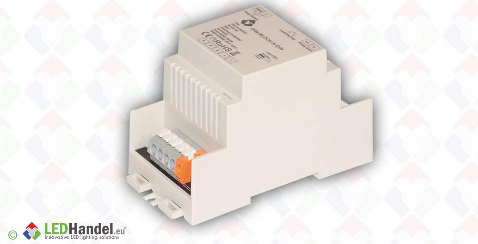 DIM-BLOCK-N-DIN voor DIN RAIL installatie - ©Voltron®